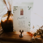 Elegant Restaurant Matchbook Illustratie Bruiloft Kaart<br><div class="desc">Deze kaarten kunnen worden gebruikt om uw gasten alfabetisch of op tabelnummer te organiseren. Voeg meer (of minder) gasten toe door op de knop "aanpassen" te klikken. Achtergrondkleur kan ook worden gepersonaliseerd. Voeg uw aangepaste formulering toe aan dit ontwerp door gebruik te maken van de "Edit this design sjabloon"-vakken aan...</div>