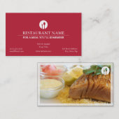 Elegant Restaurant Visitekaartje (Voorkant / Achterkant)