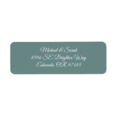 Elegant Retouradres Etiket (Voorkant)