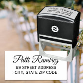 Elegant retouradres  zelfinktende stempel