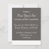 Elegant  Retro Art Deco Kaart (Achterkant)