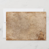 Elegant Retro Art Deco Old Classic Wedding Kaart (Achterkant)