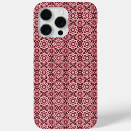 Elegant Retro Boho Bloemenpatroon iPhone 15 Pro Max Hoesje