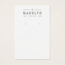 Elegant retro deco aangepast juwelenaarscherm