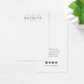 Elegant retro deco aangepast juwelenaarscherm visitekaartje (Bureau)