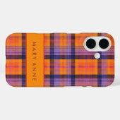 Elegant Retro Geruit Hoesje (Achterkant (horizontaal))