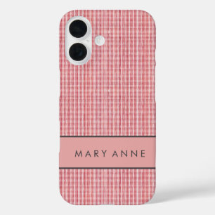 Elegant Retro Geruit Hoesje