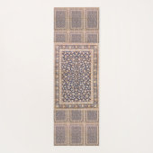 Elegant Retro Modern  Perzisch Yogamat (Achterkant)