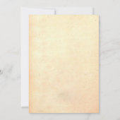 Elegant  Retro Old Rustic Stylish Wedding Kaart (Achterkant)