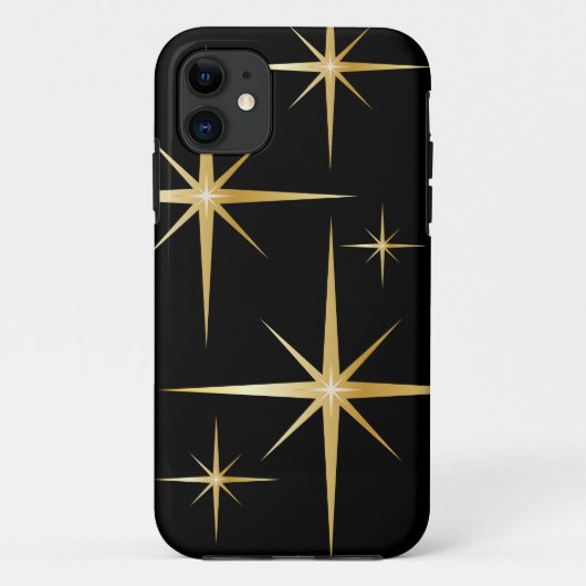 Elegant Retro Starburst iPhone 5/5S Hoesje (Achterkant)