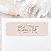 Elegant Return Address Label (Insitu)