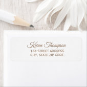 Elegant Return Address Label (Insitu)