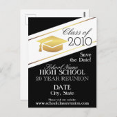 Elegant reünie ontwerp. briefkaart (Voorkant / Achterkant)