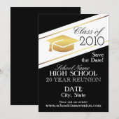 Elegant reünie ontwerp. kaart (Voorkant / Achterkant)