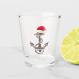 elegant reustisch nautisch ANCHOR + SANTA HAT | Shot Glas
