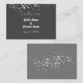 Elegant Rhinestones Wedding Hartelijk dank Notitiekaartje (Voorkant / Achterkant)