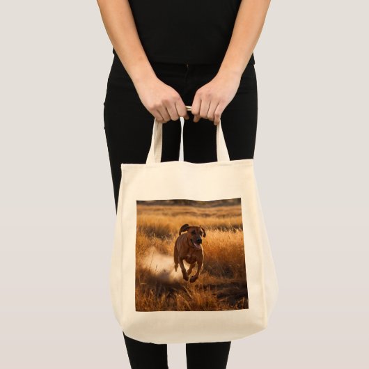 Elegant Rhodesian Ridgeback Grocery Tas (Voorkant (product))