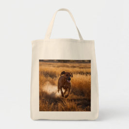 Elegant Rhodesian Ridgeback Grocery Tas