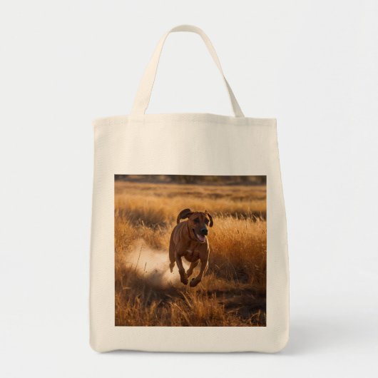 Elegant Rhodesian Ridgeback Grocery Tas (Voorkant)