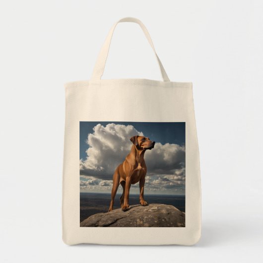 Elegant Rhodesian Ridgeback Grocery Tas (Voorkant)
