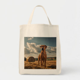 Elegant Rhodesian Ridgeback Grocery Tas