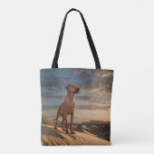 Elegant Rhodesian Ridgeback Schouder Tas (Achterkant)