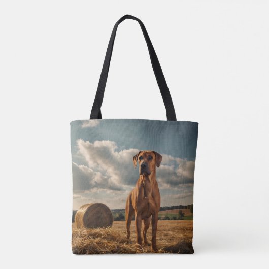 Elegant Rhodesian Ridgeback Schouder Tas (Achterkant)
