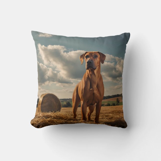Elegant Rhodesian Ridgeback Sierkussen (Voorkant)