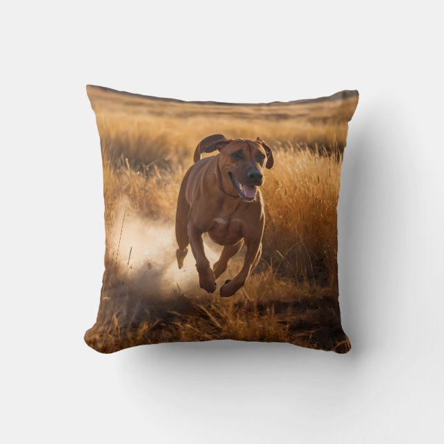 Elegant Rhodesian Ridgeback Throw Pillow Kussen (Voorkant)