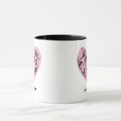 Elegant Rhythmic Gymnastics Personalized Mug Mok (Midden)