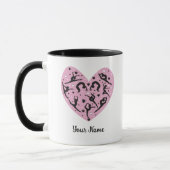 Elegant Rhythmic Gymnastics Personalized Mug Mok (Links)