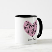 Elegant Rhythmic Gymnastics Personalized Mug Mok (Voorkant rechts)
