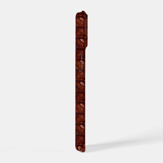 Elegant Rich Mahogany Gepersonaliseerde iPhone 15  Case (Rechterkant)