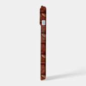 Elegant Rich Mahogany Gepersonaliseerde iPhone 15 iPhone 15 Case (Linkerkant)