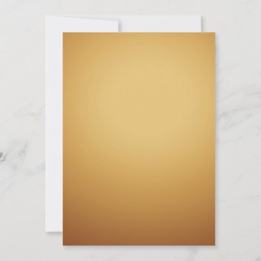 Elegant Ripple Cream & Gold Invitation Kaart (Achterkant)