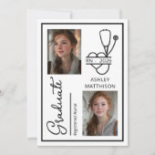 Elegant RN 2026 Nursing Graduation Photo Aankondiging (Voorkant)