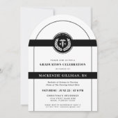 Elegant RN Nursing School Afstuderen Modern Kaart (Voorkant)