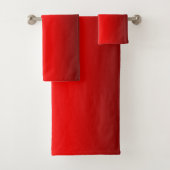 Elegant rode gradiënt bad handdoek (Insitu)