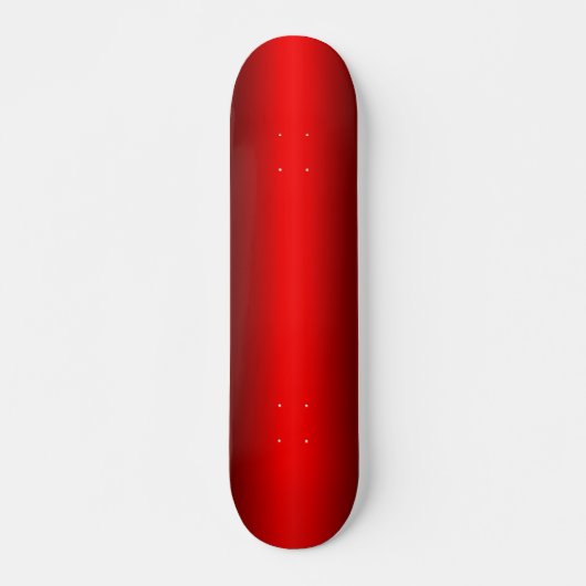 Elegant rode gradiënt persoonlijk skateboard (Voorkant)