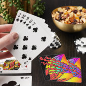 ELEGANT RODE GRENZEN POKERKAARTEN (Insitu)