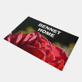 Elegant Rode Rozenfamilie Groot Deurmat (Schuin)