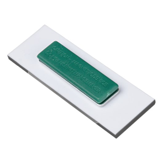 Elegant roestvrij staal Zilver Ovaal Zwarte tekst Naambadge (Achterkant)