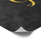 Elegant roestvrijzonneblokkaarten en bruiloft poster (Hoek)