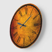 Elegant roestwand wandklok (Hoek)