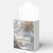 Elegant romantic babys breath floral wedding bedankdoosjes (Geopend)