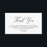 Elegant Romantic, Black font, Wedding Hartelijk da Informatiekaartje<br><div class="desc">Dit is het Moderne Elegant Romantic,  Black calligraphy Script,  Wedding Enclosure Card. U kunt de doopvontkleuren veranderen,  en uw trouwdetails in de passende doopvont/het schrijven toevoegen. #TeeshaDerrick</div>