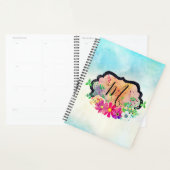 Elegant Romantic Black Lijst Floral Bouquet Planner (Display)