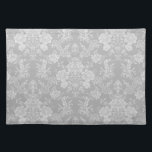 Elegant Romantic Chic Floral Damask-Grey Placemat<br><div class="desc">Elegant  geïnspireerd bloemdemasontwerp met chic monochrome licht-op-donkerpastelgrijze bloemen,  bladrolls en kronkelingen van delicate gelaatsribberen. Dit patroon is naadloos en kan omhoog of omlaag worden geschraapt.</div>
