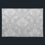 Elegant Romantic Chic Floral Damask-Grey Placemat<br><div class="desc">Elegant  geïnspireerd bloemdemasontwerp met chic monochrome licht-op-donkerpastelgrijze bloemen,  bladrolls en kronkelingen van delicate gelaatsribberen. Dit patroon is naadloos en kan omhoog of omlaag worden geschraapt.</div>