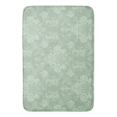 Elegant Romantic Chic Floral Damask-Sage Green Badmat (Voorkant Verticaal)